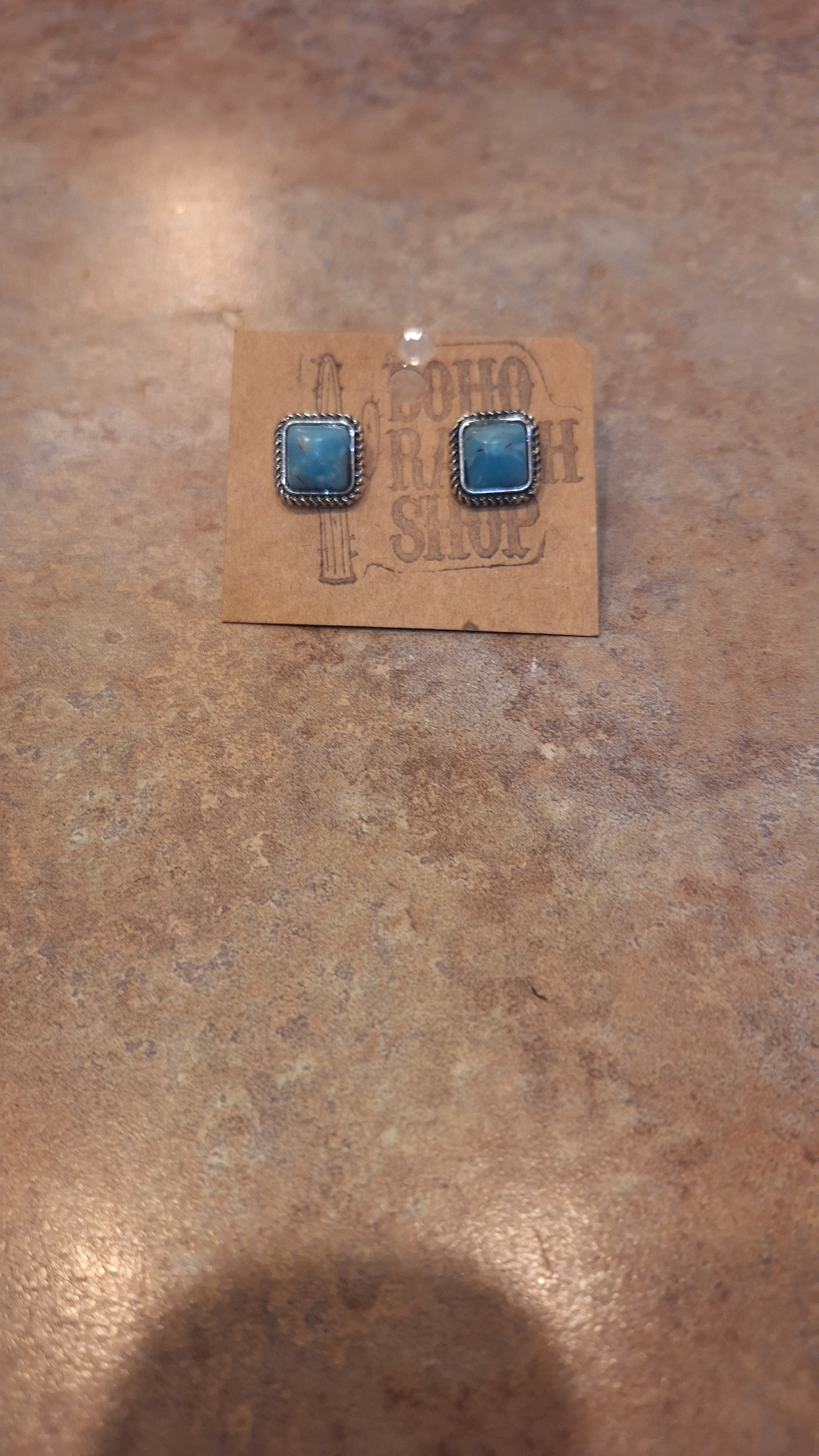 Western Mini Stone Stud Earrings