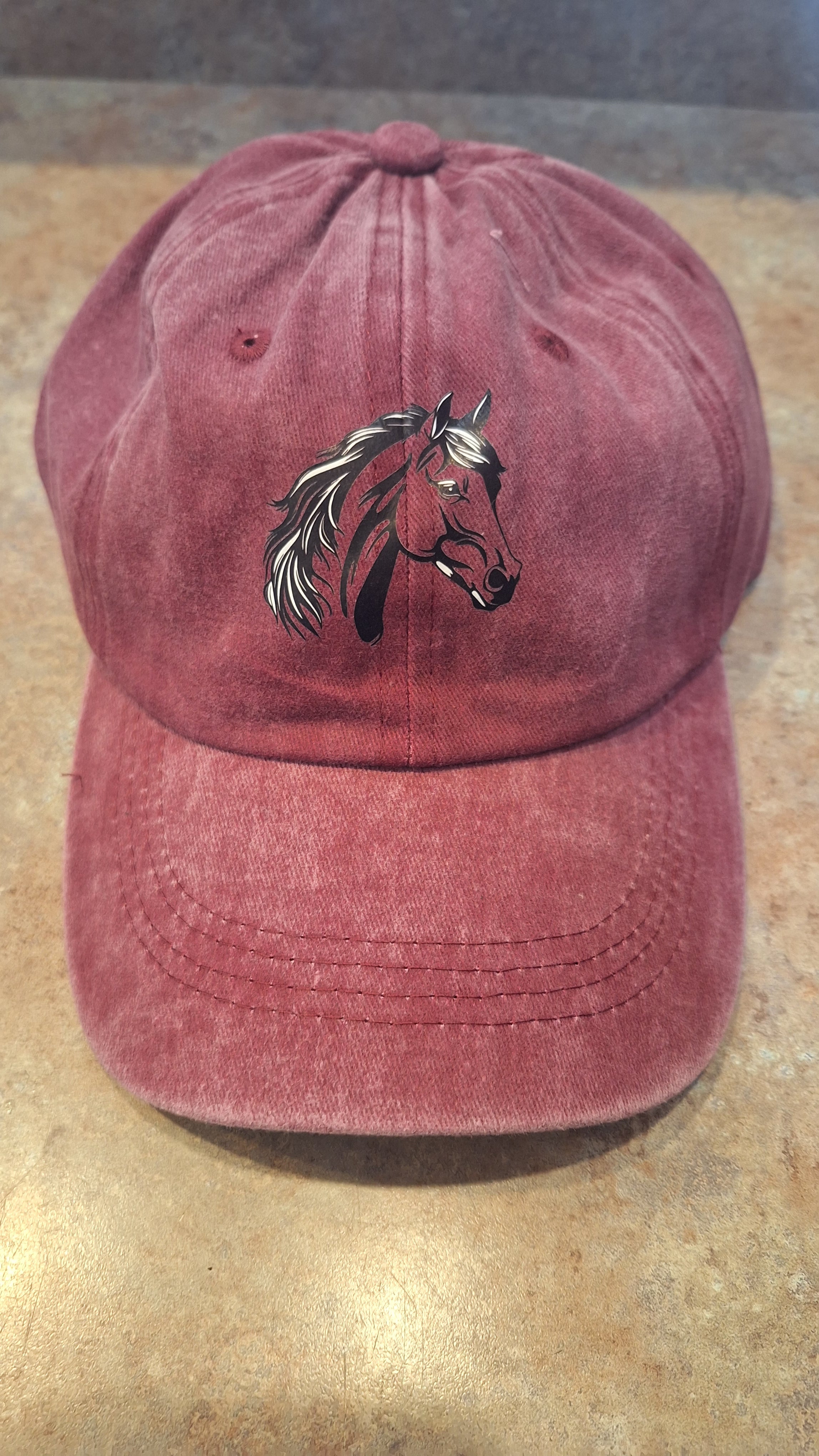 Red Distressed Hat