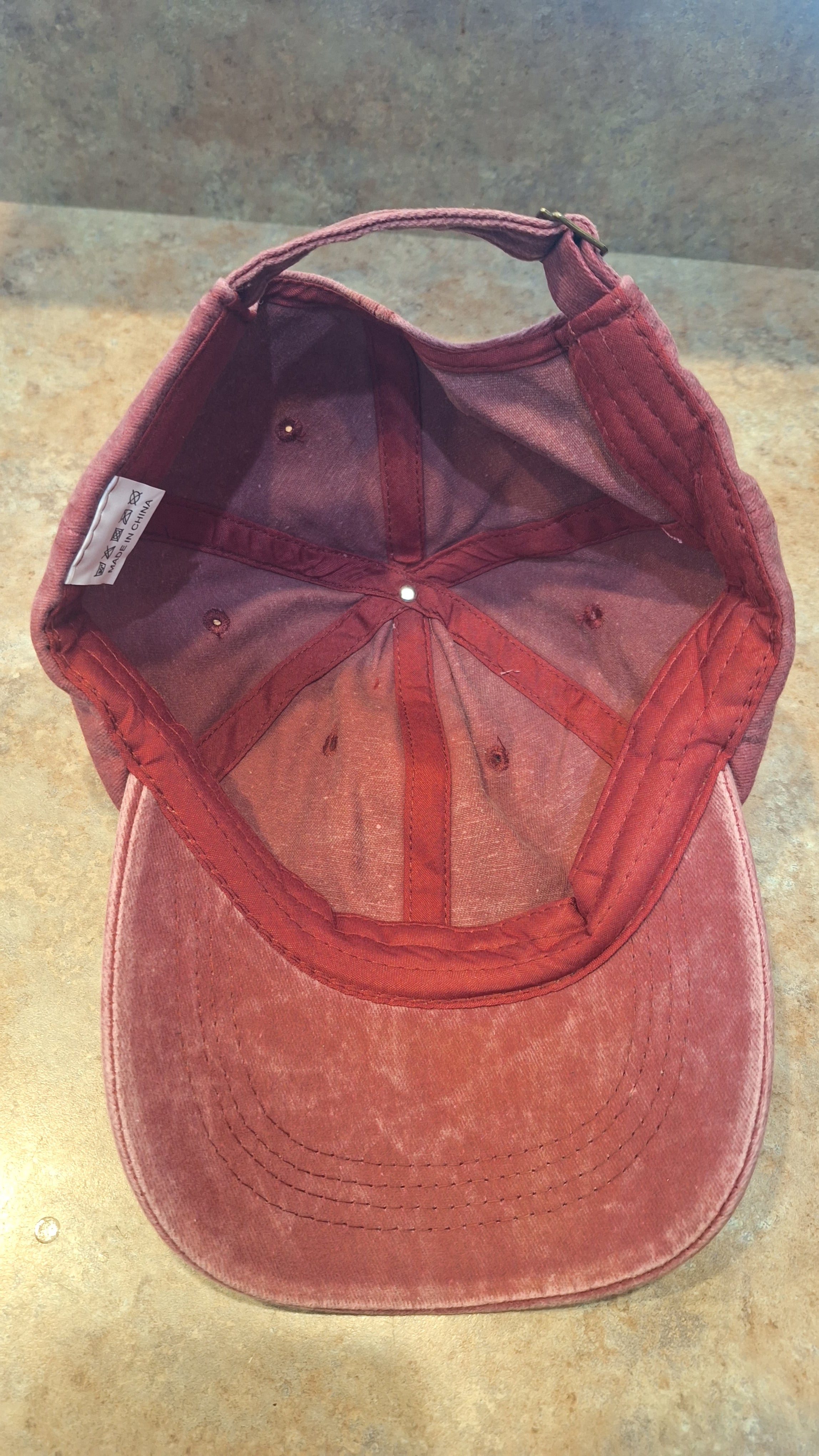 Red Distressed Hat
