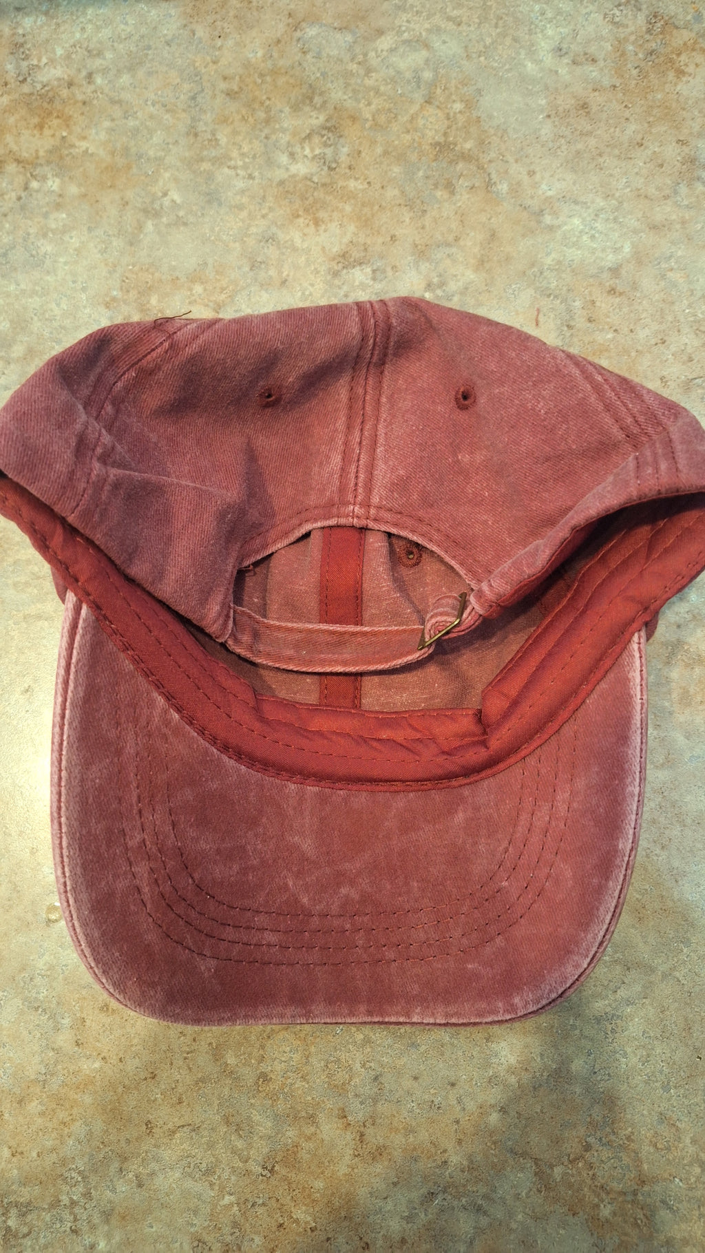 Red Distressed Hat