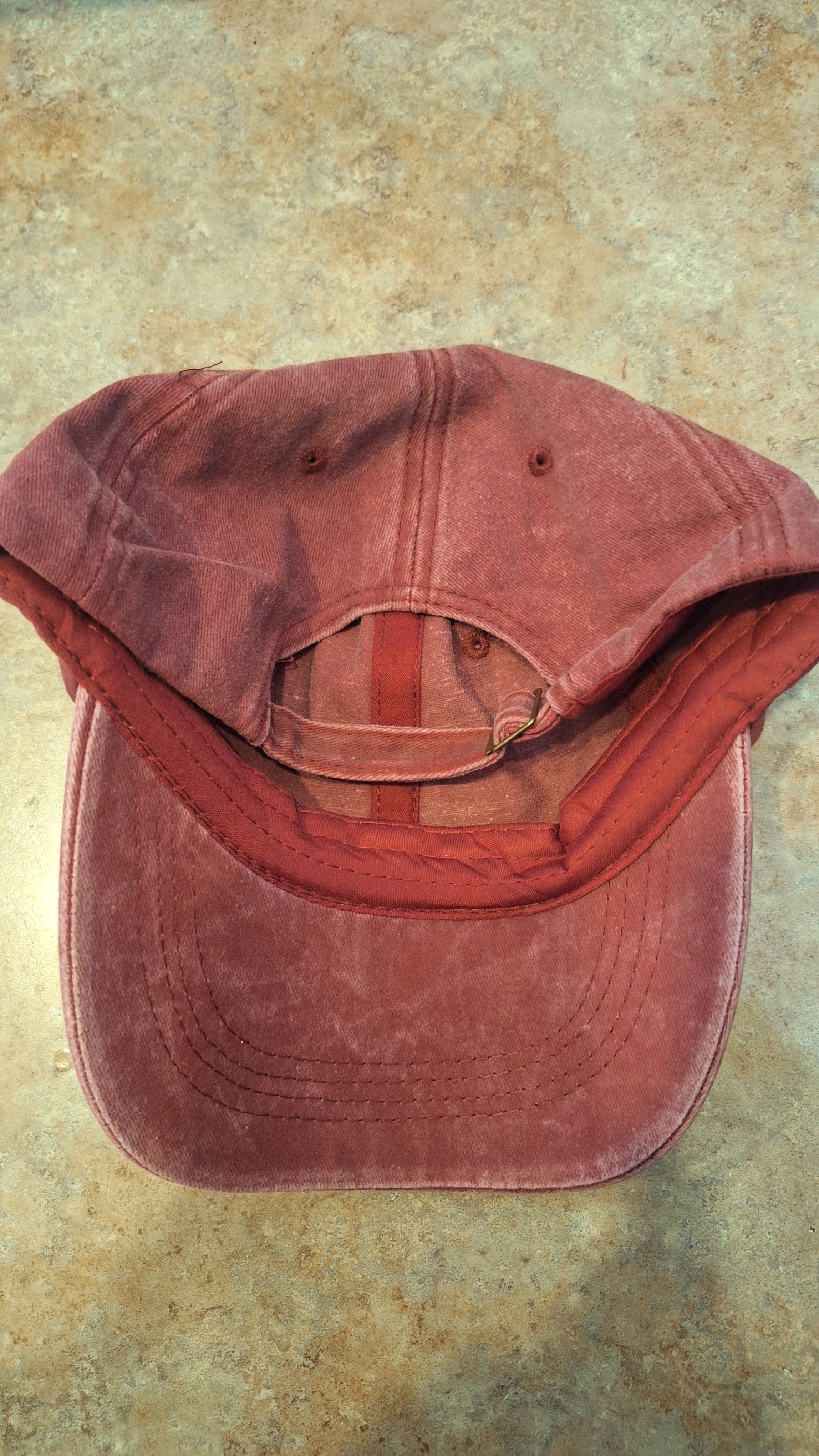 Red Distressed Hat
