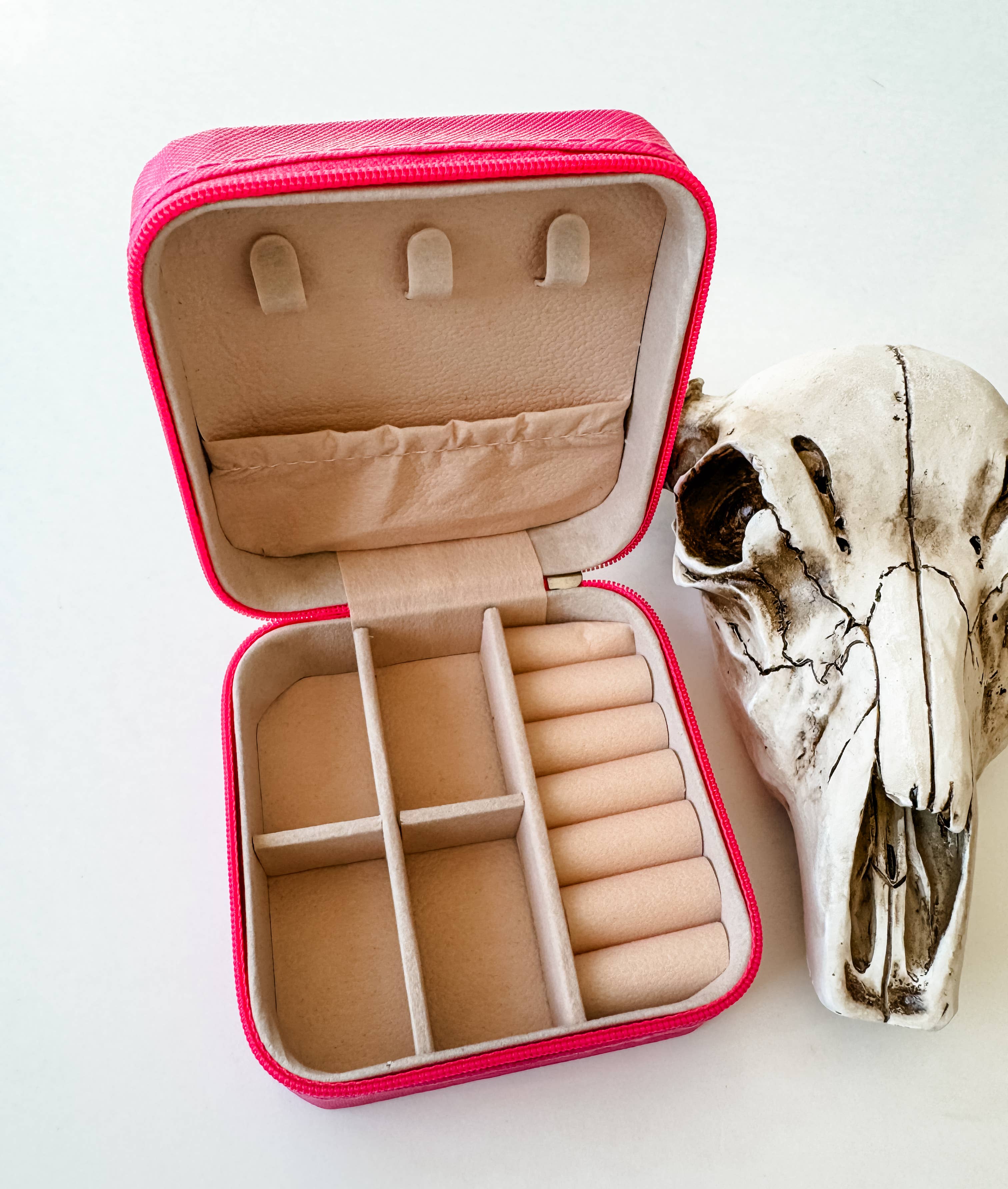 Travel Jewelry Box- HIGHLAND COW