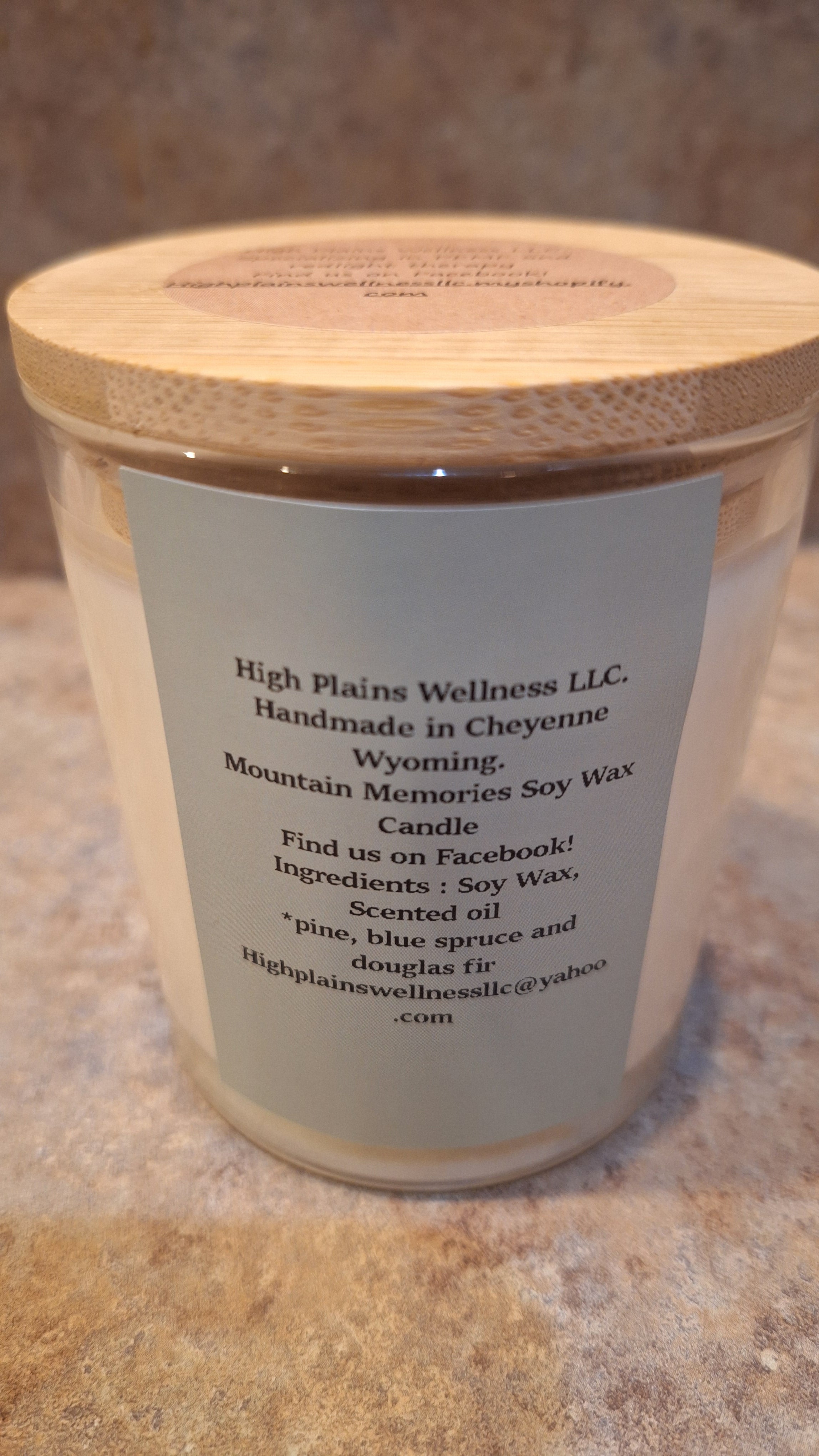 Mountain Memories Soy Wax Candle - Large Size