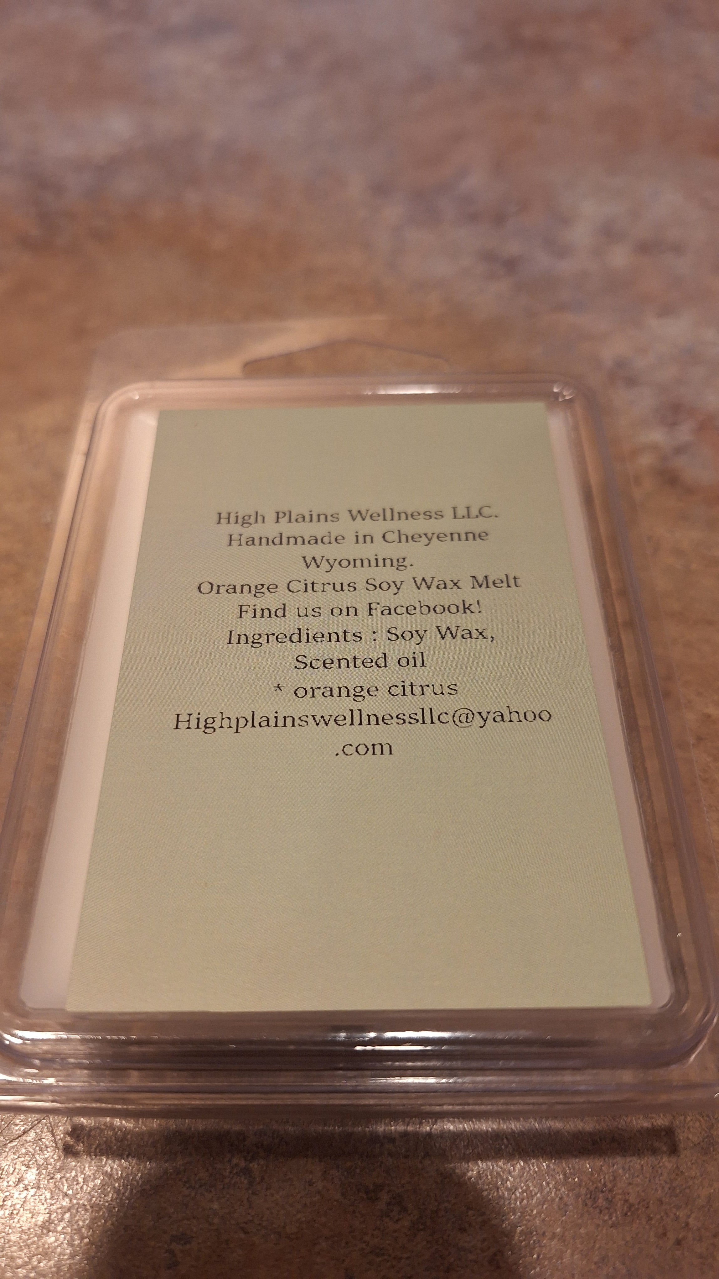 Orange Citrus Soy Wax Melt