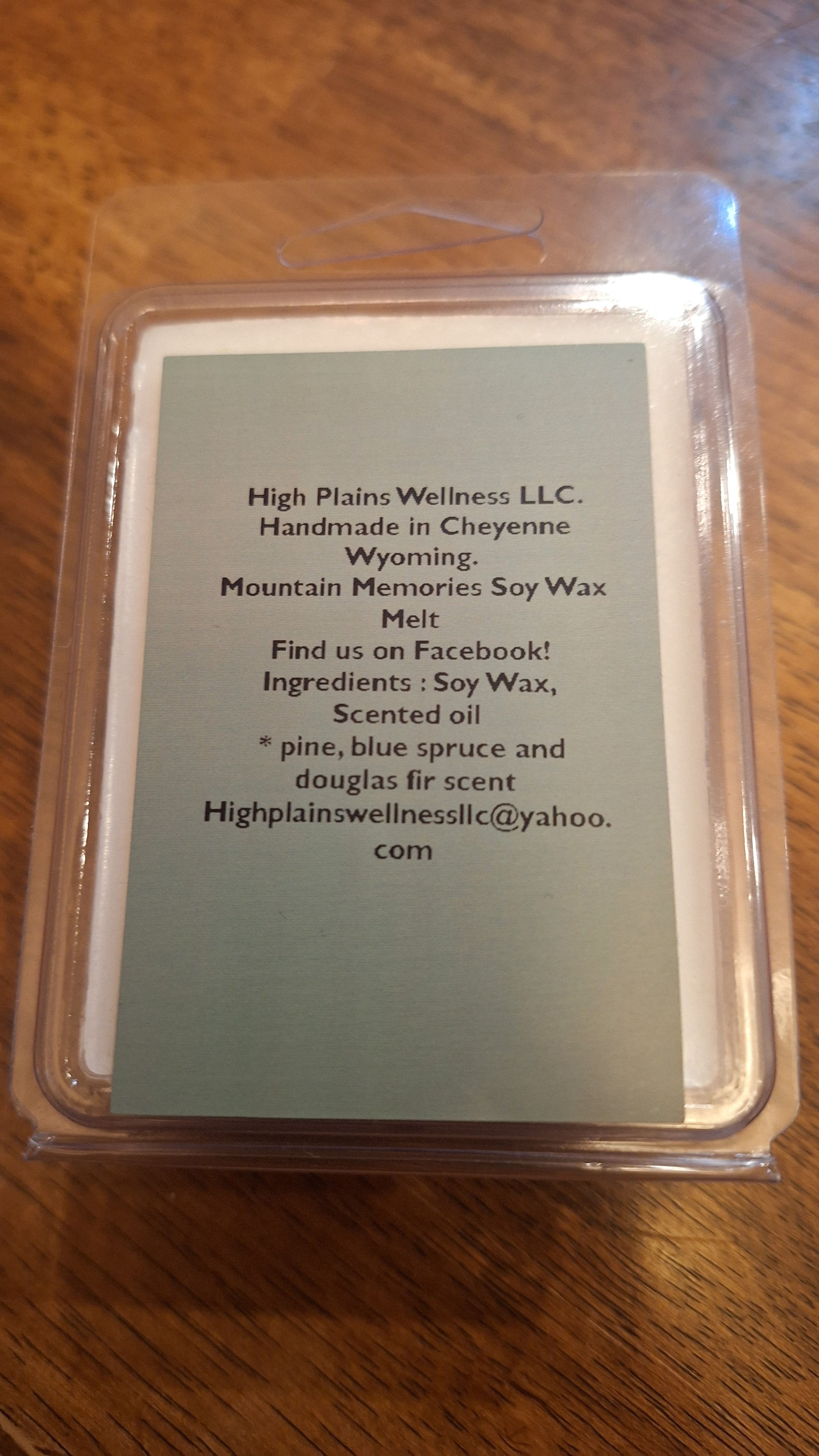 Mountain Memories Soy Wax Melt